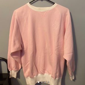 baby pink vintage ralph lauren crewneck